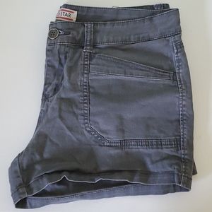 French Star gray shorts